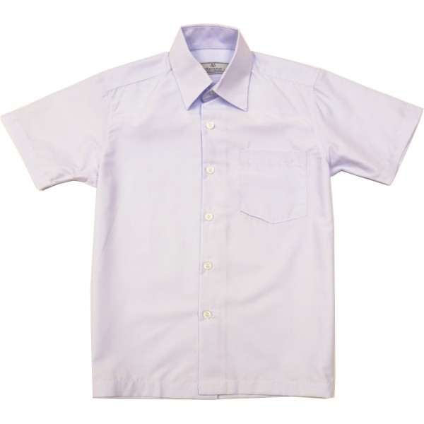 Baju Putih Sekolah Rendah - Lengan Pendek (COTTON)